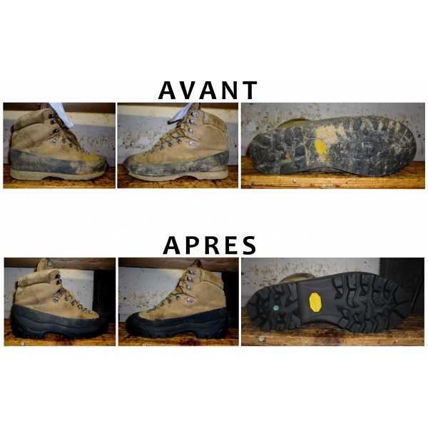 Réparation chaussures montagne - Le Chausse Montagne